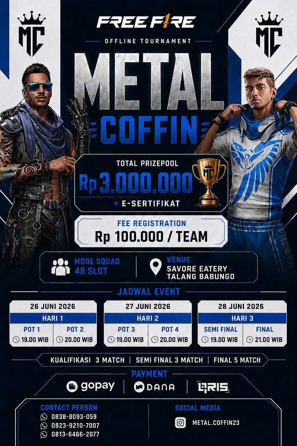 Offline Turnamen Metal Coffin